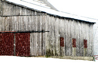 Hawkins Gate, Barn in Snow