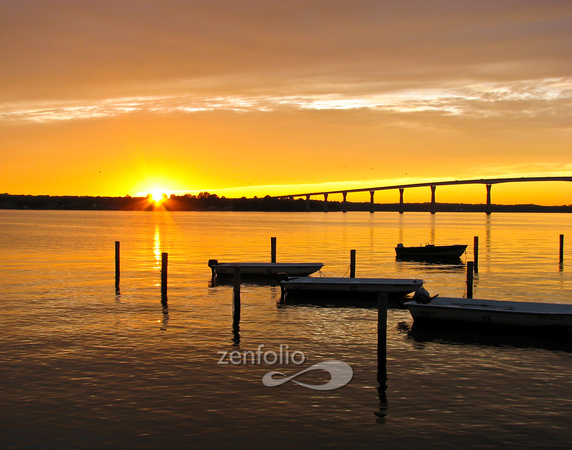 Sunset at Solomons Island Bridge 6