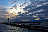 Sunset after Hurricane Sandy- Popes Creek