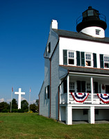 Lighthouse and Cross at St. Clements Island