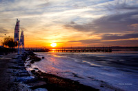 National Harbor - Frozen Sunset